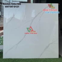 Gạch khổ lớn 1000×1000 màu trắng vân mây mã 0121