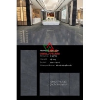 Gạch khổ lớn 1200x2700 đá nung kết Hennessy Xám Đậm
