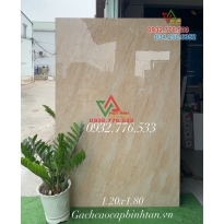 Gạch khổ lớn 120x180 màu vàng kem đá Mafia Begin hàng nhập