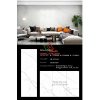 Gạch khổ lớn 120x270 Greece Trắng sang trọng quý phái