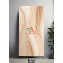 Gạch Khổ Lớn 60x120 Kem Vàng Vân Đá Sóng Lụa Bóng Kiếng Ấn Độ