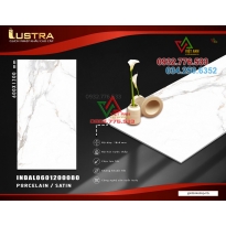 Gạch khổ lớn 60x120 màu trắng khói porcelain cao cấp