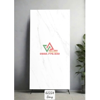 Gạch Khổ Lớn 60x120 Trắng Vân Mây Xám Nhẹ Bóng Kiếng Ấn Độ