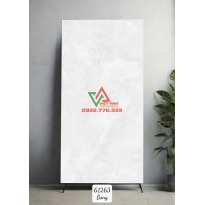 Gạch Khổ Lớn 60x120 Trắng Xám Vân Mây Loang Bóng Kiếng Ấn Độ