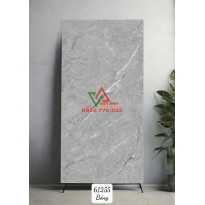 Gạch Khổ Lớn 60x120 Xám Ghi Vân Đá Trắng Đen Bóng Kiếng Ấn Độ
