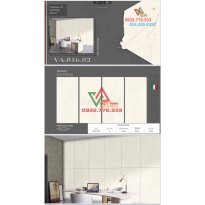 Gạch khổ lớn 80×160 đá bóng lát nền phòng khách