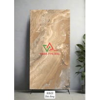 Gạch Khổ Lớn 80x160 Trang Trí Nâu Vàng Vân Đá Onyx Siêu Bóng Ấn Độ