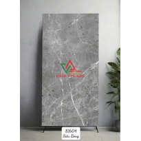 Gạch Khổ Lớn 80x160 Xám Ghi Vân Đá Trắng Siêu Bóng Ấn Độ