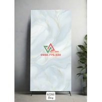 Gạch Khổ Lớn 80x160 Xanh Nhạt Vân Đá Chỉ Vàng Bóng Ấn Độ