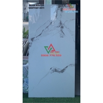 Gạch khổ lớn Ấn Độ 60x120 đá bóng kiếng màu trắng xám Antique Statuario