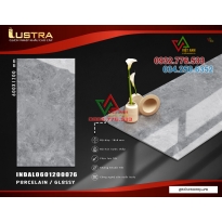 Gạch khổ lớn trang trí 60x120 Glossy Gray cao cấp