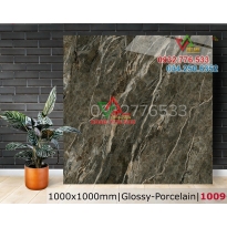Gạch lát nền 100×100 đá bóng kiếng mẫu mới nhất 1009