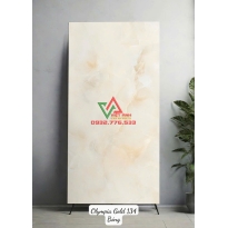Gạch Lát Nền 60x120 Kem Vàng Bóng Kiếng Ấn Độ Cao Cấp