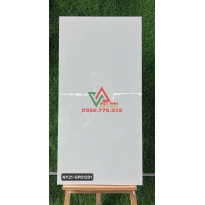 Gạch lát nền khổ lớn 60x120 trắng mây vân xám