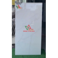 GẠCH LÁT NỀN BÓNG KIẾNG 60X120 MÀU KEM SÁNG VÂN ĐÁ SỌC TỰ NHIÊN
