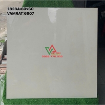 Gạch lát nền 60x60 màu kem trơn đá bóng hàng tại kho