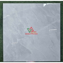 Gạch lát nền 80x80 đá bóng Ấn Độ xám vân mây nhạt