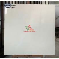 Gạch Lát Nền 80x80 Trắng Kem Trơn Bóng Kiếng Việt Nam