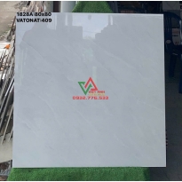 GẠCH LÁT NỀN 80X80 TRẮNG VÂN MÂY BÓNG