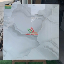 Gạch Lát Nền 80x80 Trắng Xám Vân Onyx Chỉ Vàng Bóng Kiếng Việt Nam