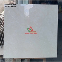GẠCH LÁT NỀN 80X80 VIGLACERA XÁM TRẮNG VÂN ĐÁ BÓNG KÍNH