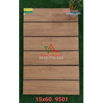 Gạch lát nền giả gỗ 15x60 sang chảnh siêu xinh mã 9501