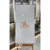 Gạch Lát Nền Granite 60x120 Trắng Trơn Không Vân Bóng Kính Việt Nam