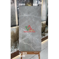 Gạch Lát Nền Granite 60x120 Xám Vân Đá Tia Chớp Bề Mặt Mờ Matt Việt Nam