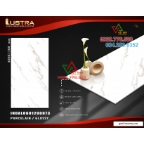 Gạch lát nền hàng cao cấp 600x1200 màu trắng vân khói Ấn Độ