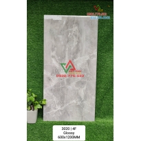 Gạch lát nền khổ lớn 60x120 màu xám xi măng bóng kiếng nhập khẩu