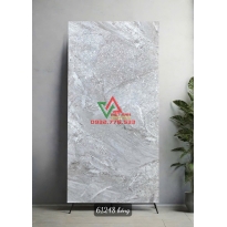 Gạch Lát Nền Khổ Lớn 60x120 Xám Ghi Bóng Kiếng Ấn Độ
