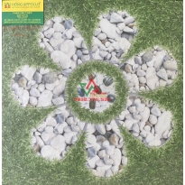 Gạch lát sân vườn hoa văn giả cỏ, bề mặt sần chống trơn