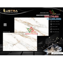 Gạch nhập khẩu 80×160 màu trắng vân vàng