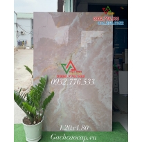 Gạch nhập khẩu Ấn Độ 120x180 siêu bóng đá granite porcelain cao cấp
