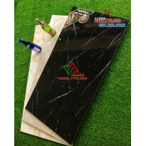 Gạch nhập khẩu Trung Quốc 60x120 màu đen sọc trắng