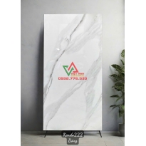 Gạch Ốp Lát 60x120 Trắng Vân Xám Bóng Kiếng Ấn Độ