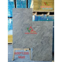 Gạch ốp lát khổ lớn 60x120 đá mờ màu xám