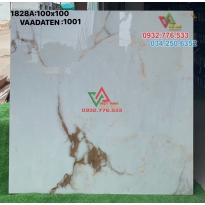 Gạch ốp lát nền nhà khổ lớn 100×100 mã 1001 hàng cao cấp Ấn Độ