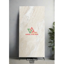 Gạch Ốp Lát Phòng Khách 60x120 Kem Be Bóng Kiếng Ấn Độ