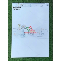 Gạch ốp tường 40x80 trắng xám nhạt vân đá tối giản