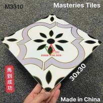 Gạch Bông Trang Trí 30x30 Khắc Kim Tân Cổ Điển