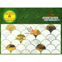 Gạch trang trí điểm nhấn vẩy cá 30x60 ốp tường tại HCM
