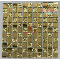 Gạch trang trí mosaic kính thủy