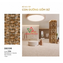 Gạch Trang Trí 90x180 Họa Tiết Mosaic Mờ