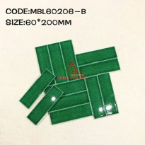 Green 6x20 Tiles China Import