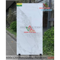 Mẫu gạch 60x120 bóng kiếng ốp phòng ngủ mã 1210