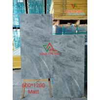 Mẫu gạch 60x120 màu xám đá mờ hot trend năm 2023