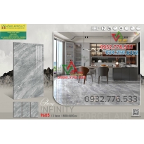 Mô hình gạch 80x160 Glossy màu xám bóng sang trọng