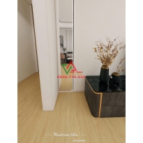 Gạch gỗ mờ 20x100 ốp nền phòng ngủ