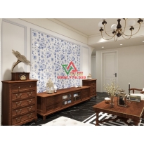 GẠCH 60X120 HOA XANH DƯƠNG CỔ ĐIỂN BÓNG KIẾNG APODIO